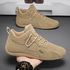 Men's High-Top Retro Casual Sneakers - Style CD48 front product view