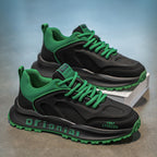 Men's Platform Running Sneakers - Style 52F0 front product view