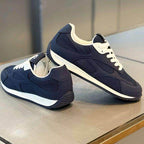 Men's Mesh German Army Style Casual Sneakers - Style 6898 front product view
