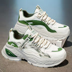 Men's Mesh Platform Casual Sneakers - Style 1823 front product view
