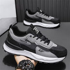 Men's Mesh Platform Casual Sneakers - Style 2875 front product view