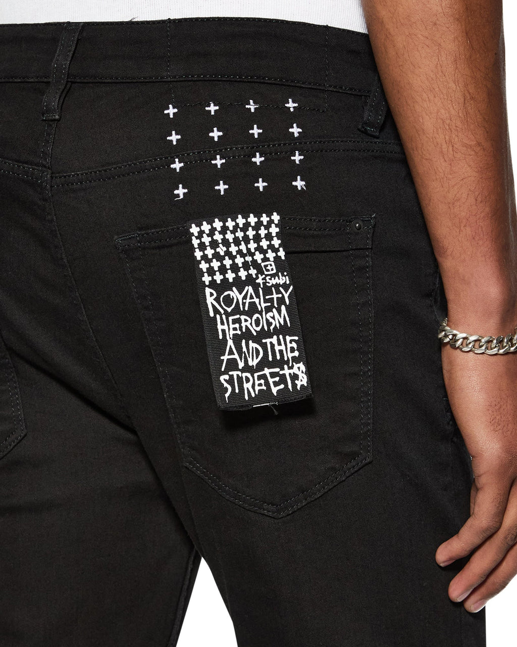Mens Van Winkle Black Rebel Skinny Denim Jeans _ Ksubi ++