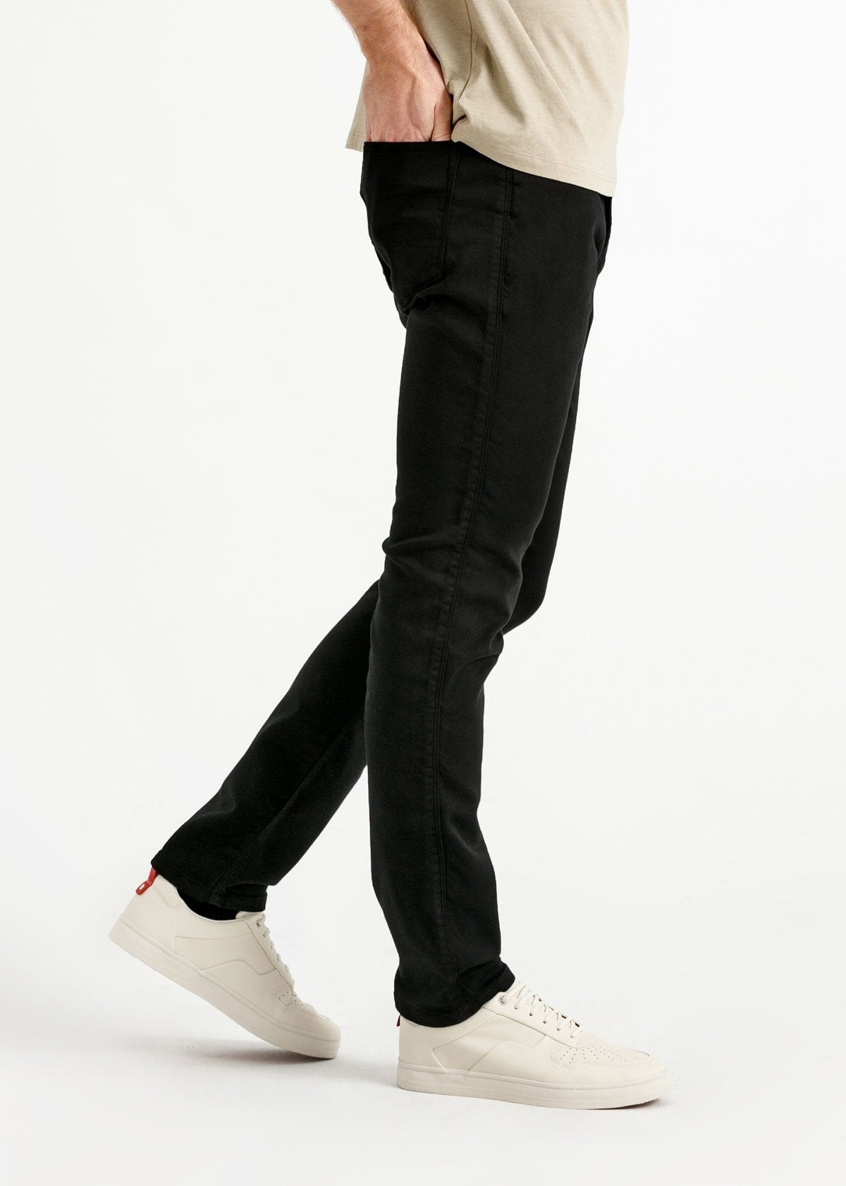 Men's Black Slim Fit Dress Sweatpant