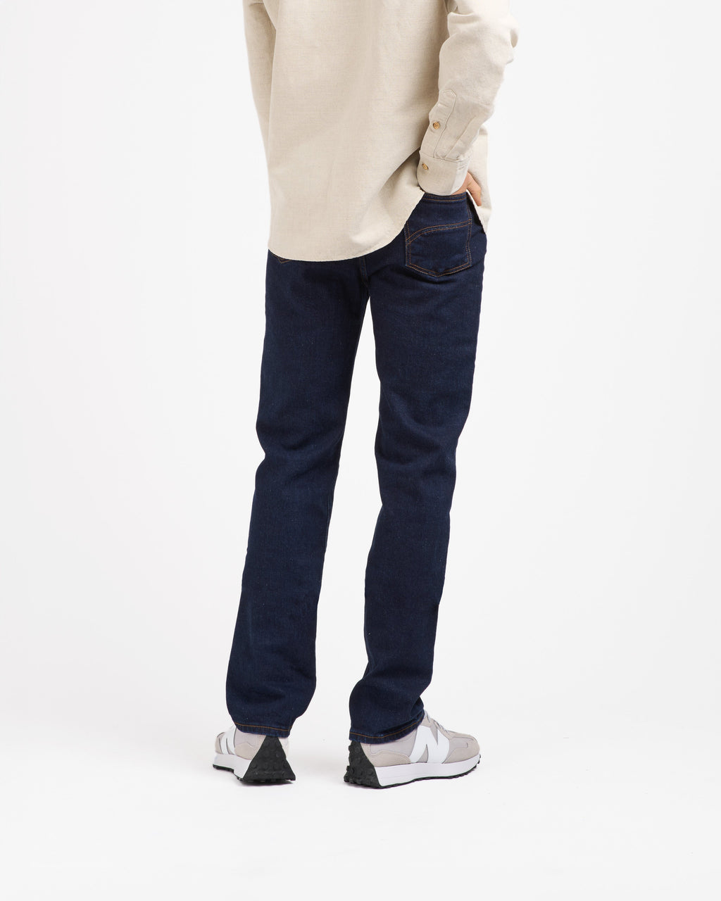 Jean homme droit taille haute brut flex - C¨¦lestin ¨C Atelier Tuffery