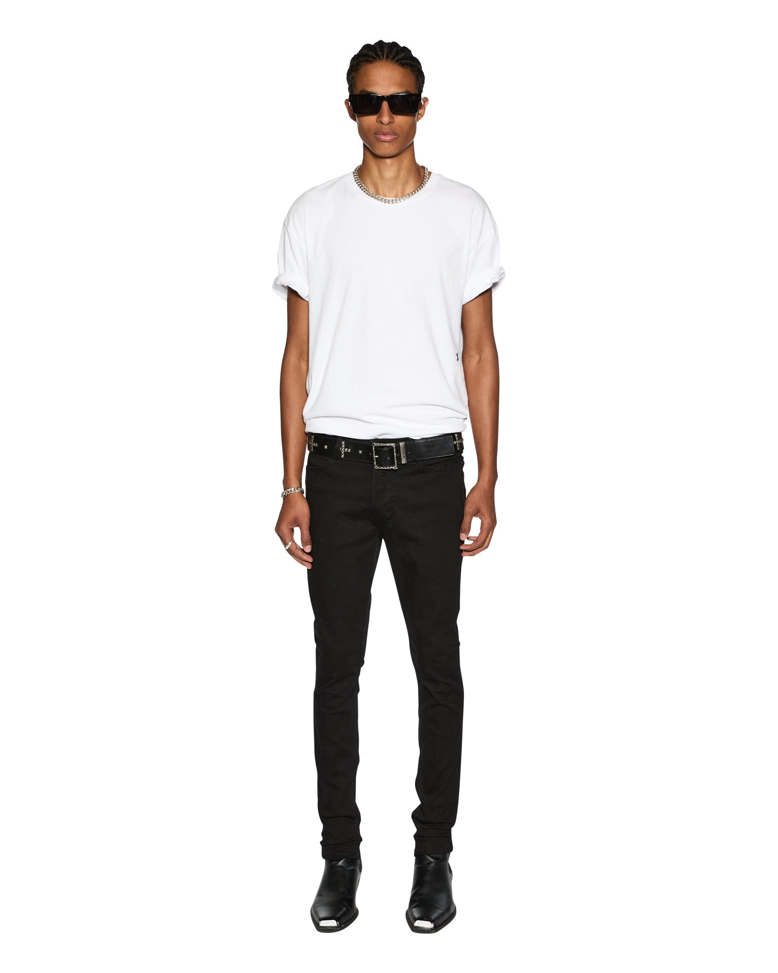 Mens Van Winkle Black Rebel Skinny Denim Jeans _ Ksubi ++