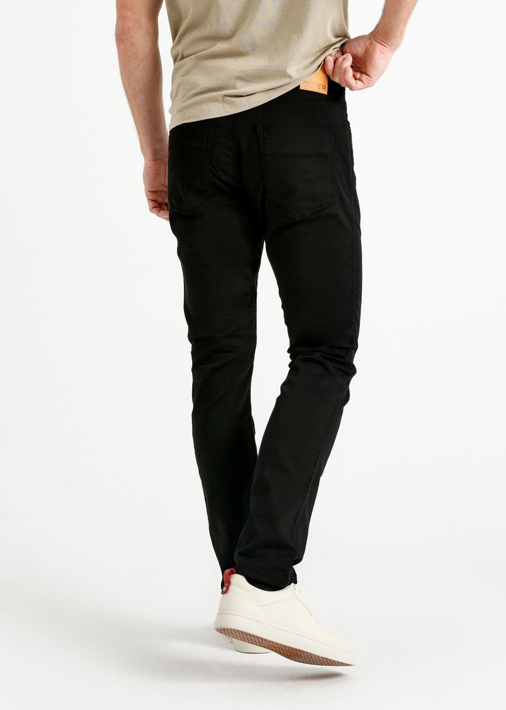 Men's Black Slim Fit Dress Sweatpant