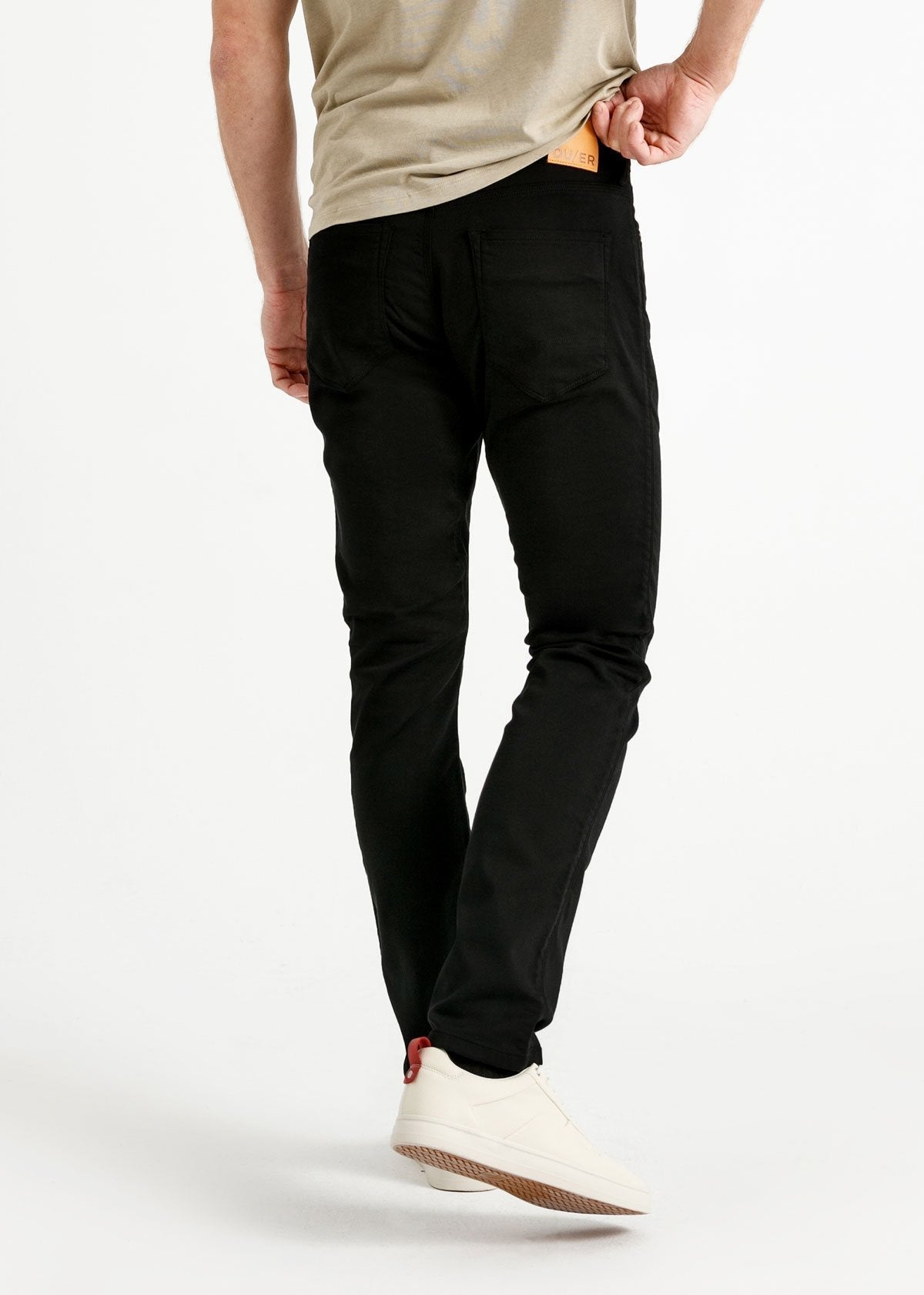 Men's Black Slim Fit Dress Sweatpant
