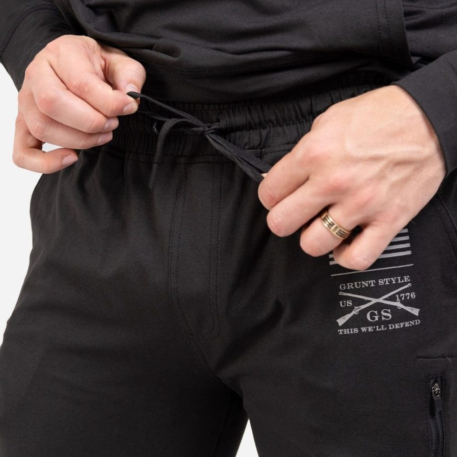 Men's All-Day Jogger - Heather Black ¨C Grunt Style, LLC
