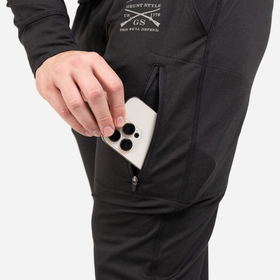 Men's All-Day Jogger - Heather Black ¨C Grunt Style, LLC