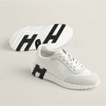 Hermès Bouncing Sneakers – White Sculpted Fashion Shoes - view 1