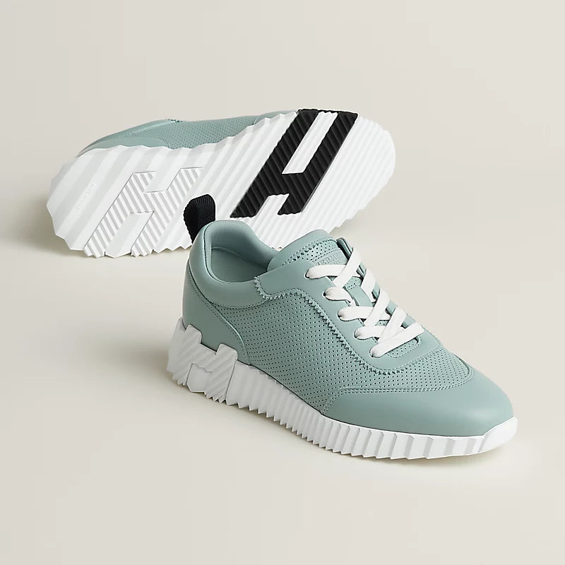Hermès Bouncing Sneakers – Glacier Blue Sculpted Fashion Shoes - view 1