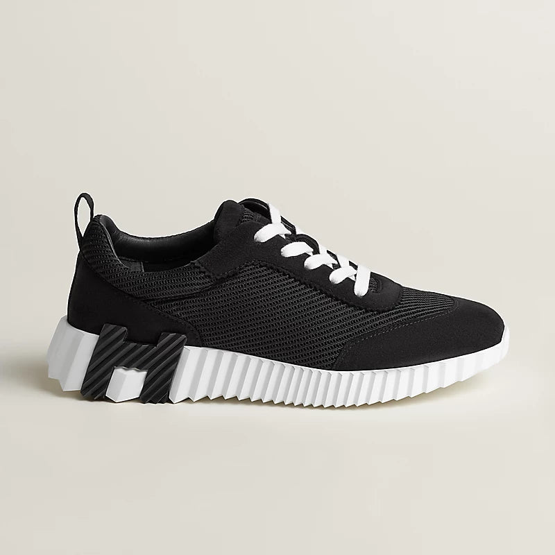 Hermès Bouncing Sneakers – Black Sculpted Fashion Shoes - view 2