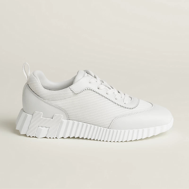 Hermès Bouncing Sneakers – White Sculpted Fashion Shoes - view 2