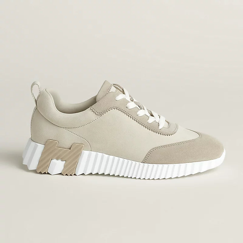 Hermès Bouncing Sneakers – Clay Beige Sculpted Fashion Shoes - view 2