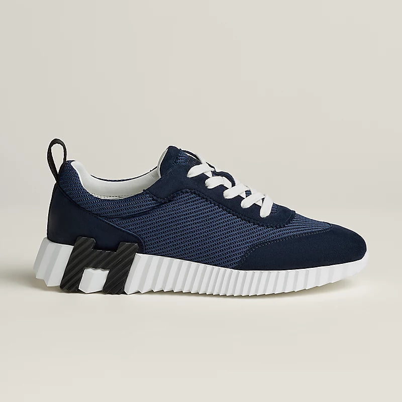 Hermès Bouncing Sneakers – Navy Sculpted Fashion Shoes - view 2