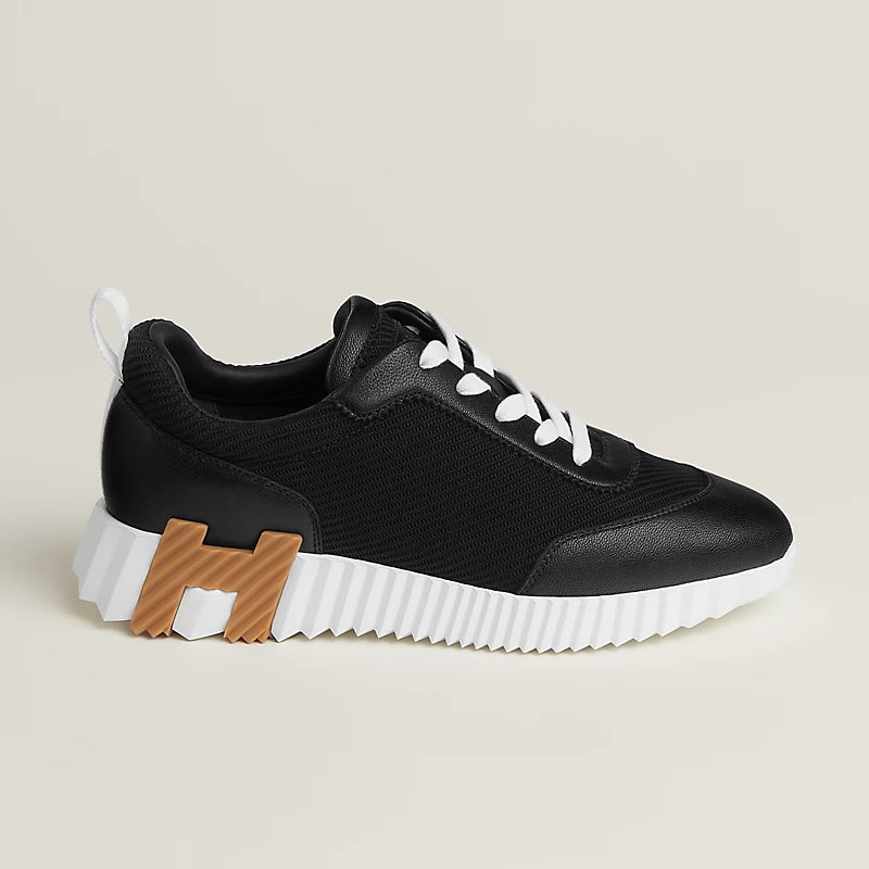 Hermès Bouncing Sneakers – Black Sculpted Fashion Shoes - view 2
