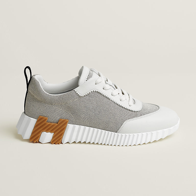 Hermès Bouncing Sneakers – Purple, Black & White Sculpted Fashion Shoes - view 2