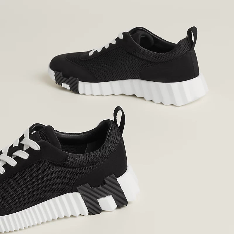 Hermès Bouncing Sneakers – Black Sculpted Fashion Shoes - view 4