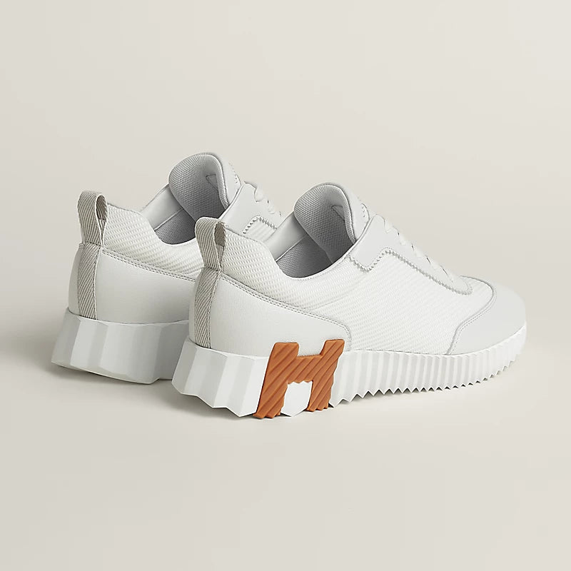 Hermès Bouncing Sneakers – White Sculpted Fashion Shoes - view 3