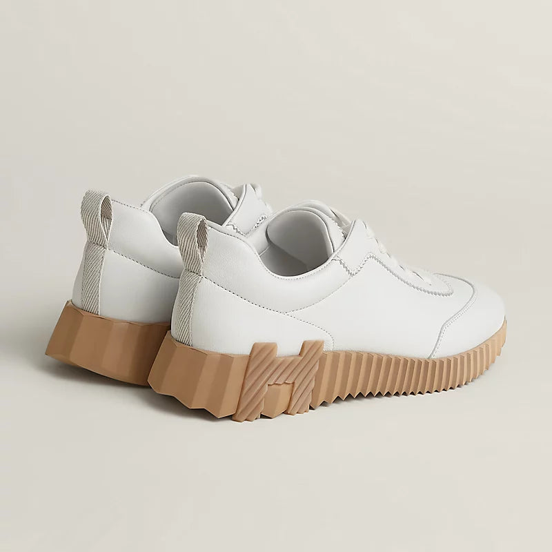 Hermès Bouncing Sneakers – White Sculpted Fashion Shoes - view 3