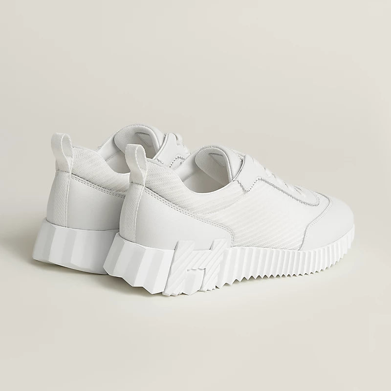 Hermès Bouncing Sneakers – White Sculpted Fashion Shoes - view 3