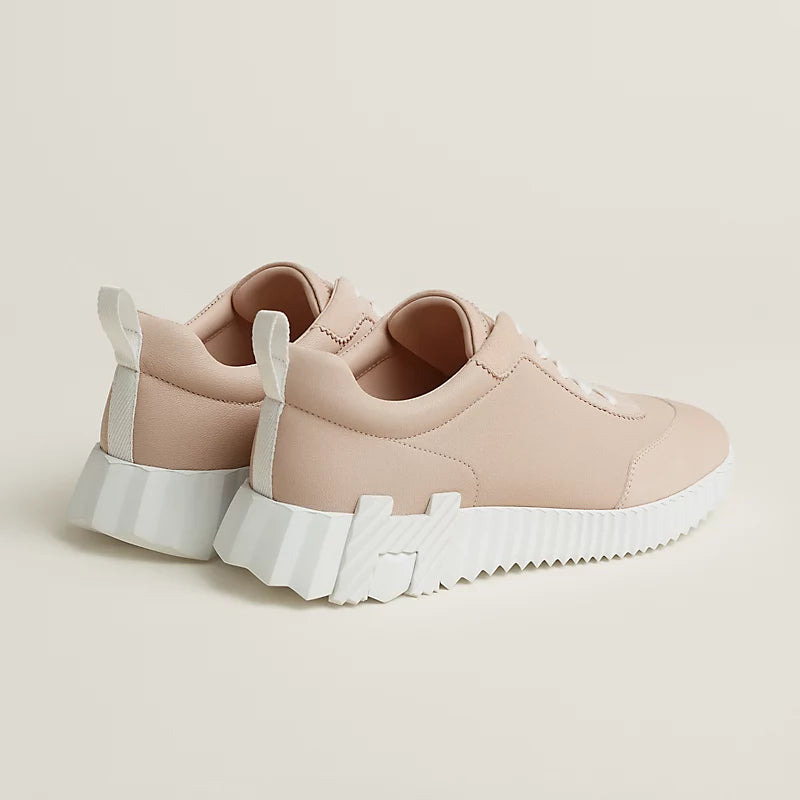 Hermès Bouncing Sneakers – Palomino Pink Sculpted Fashion Shoes - view 3