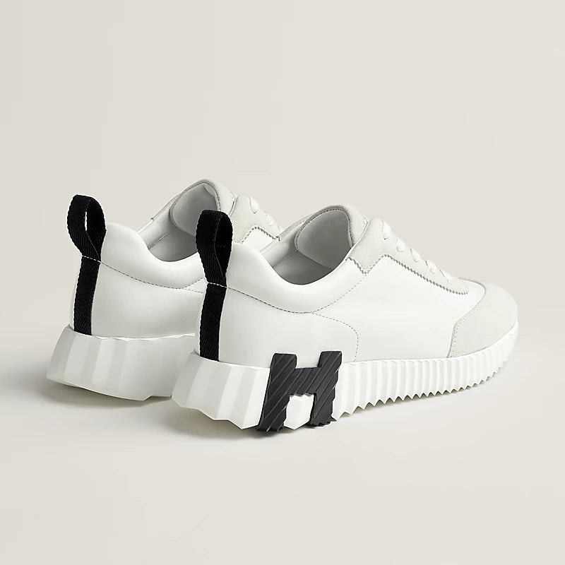 Hermès Bouncing Sneakers – White Sculpted Fashion Shoes - view 3