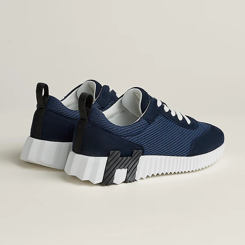 Hermès Bouncing Sneakers – Navy Sculpted Fashion Shoes - view 3