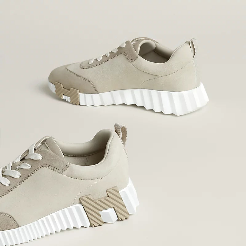 Hermès Bouncing Sneakers – Clay Beige Sculpted Fashion Shoes - view 4