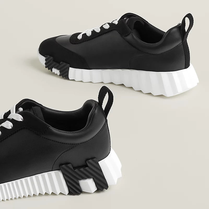 Hermès Bouncing Sneakers – Black Sculpted Fashion Shoes - view 4