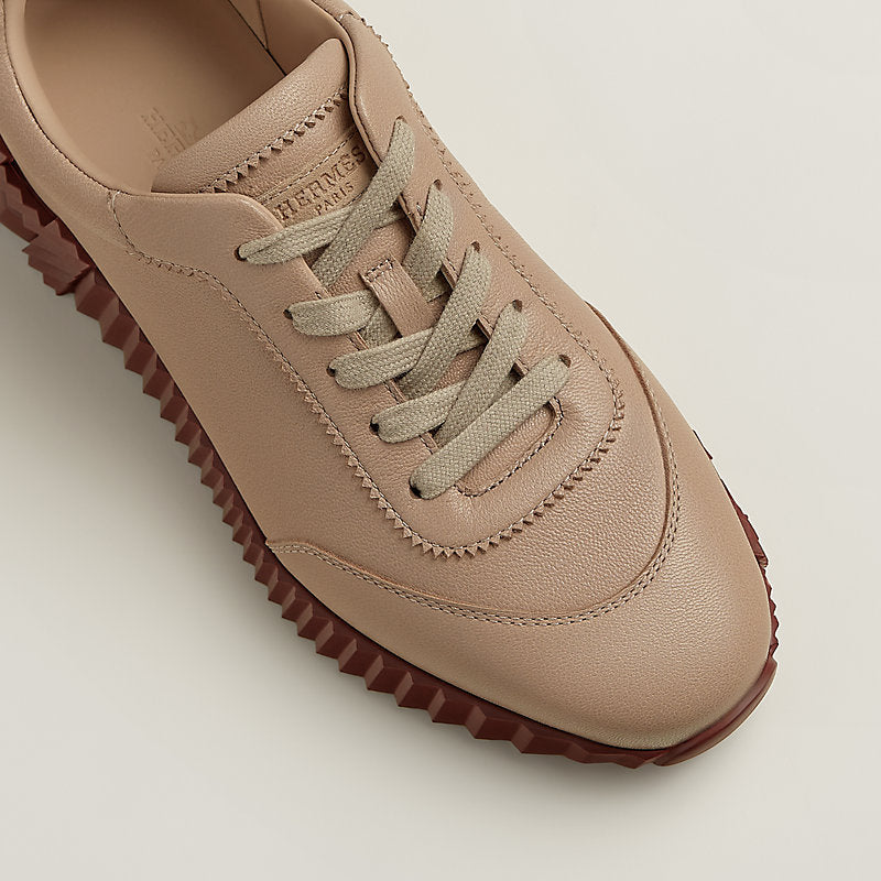 Hermès Bouncing Sneakers – Camel Beige Sculpted Fashion Shoes - view 5