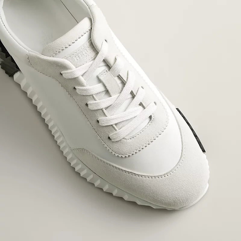 Hermès Bouncing Sneakers – White Sculpted Fashion Shoes - view 5