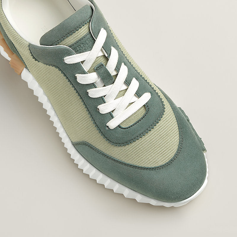 Hermès Bouncing Sneakers – Cedar Green Sculpted Fashion Shoes - view 5