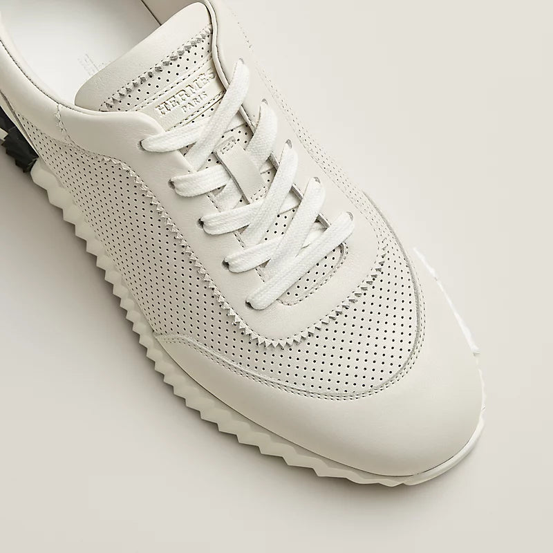 Hermès Bouncing Sneakers – Light Ivory Sculpted Fashion Shoes - view 5