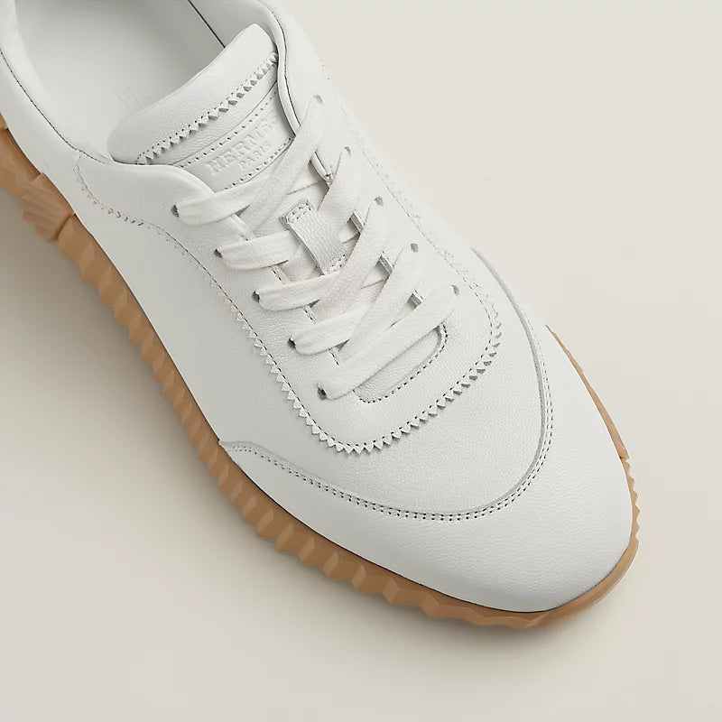 Hermès Bouncing Sneakers – White Sculpted Fashion Shoes - view 5