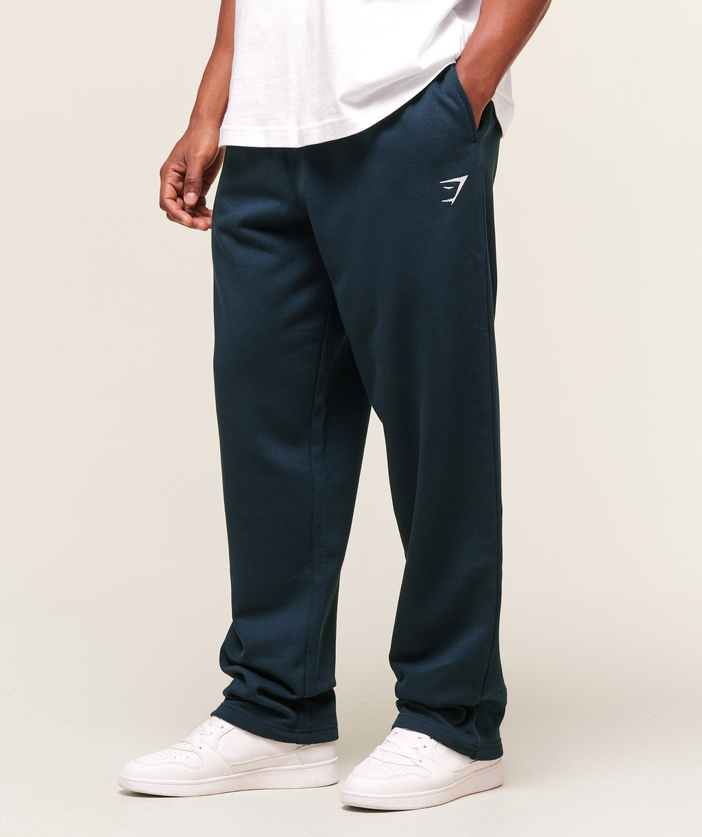 Gymshark Crest Straight Leg Joggers - Navy _ Gymshark