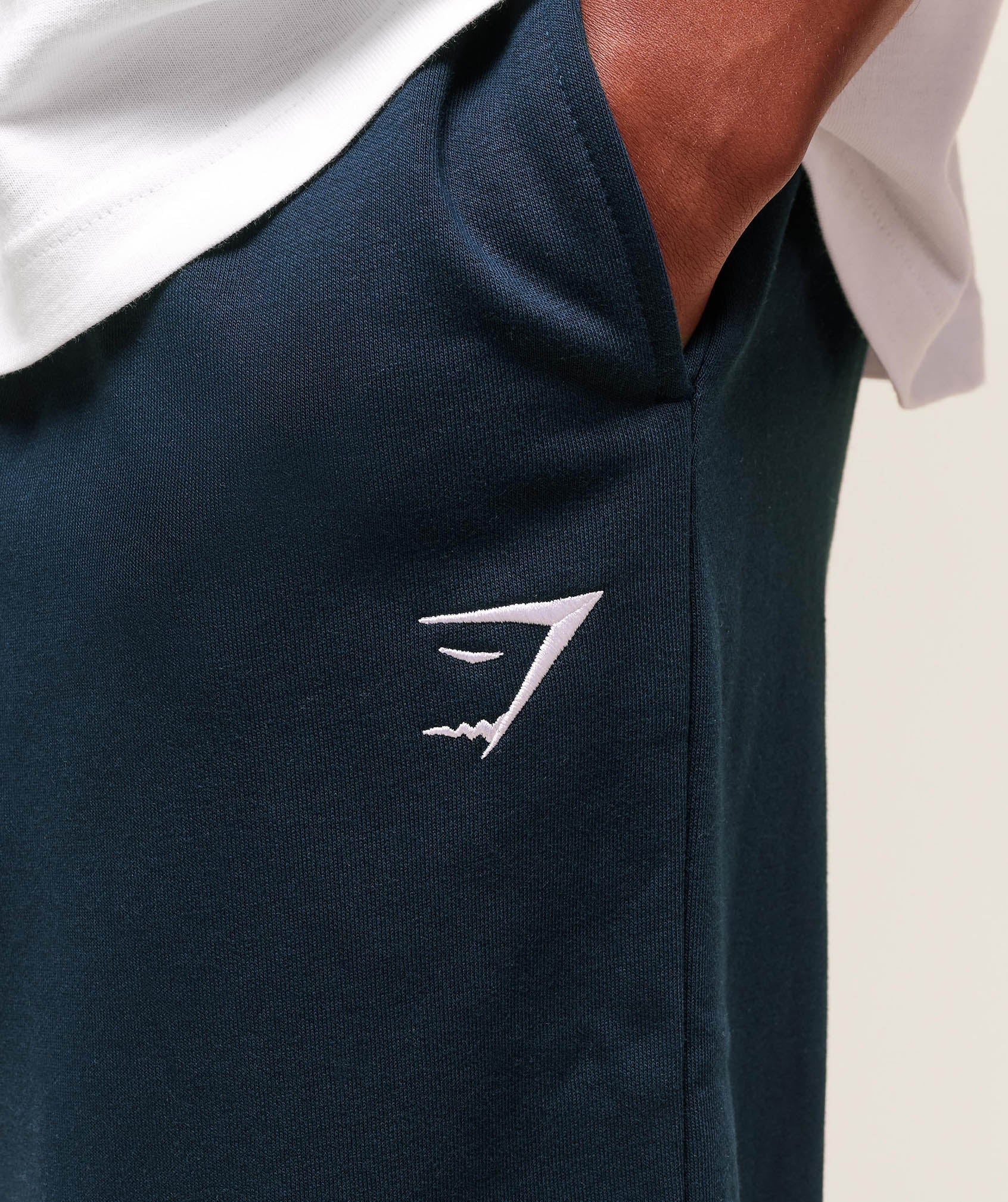 Gymshark Crest Straight Leg Joggers - Navy _ Gymshark