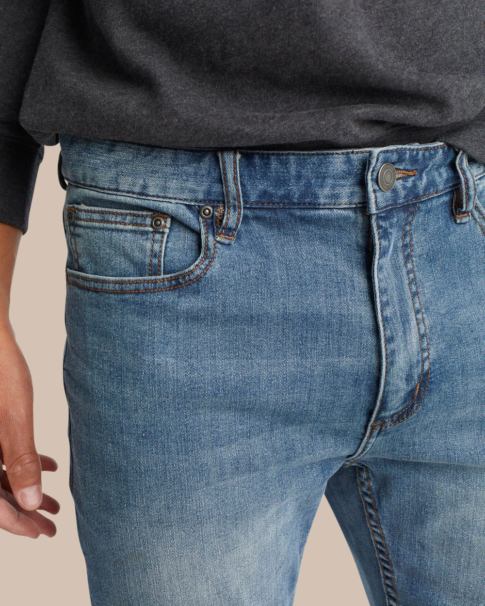 Men's Jeans - Charleston Denim Medium Wash _ Southern Tide